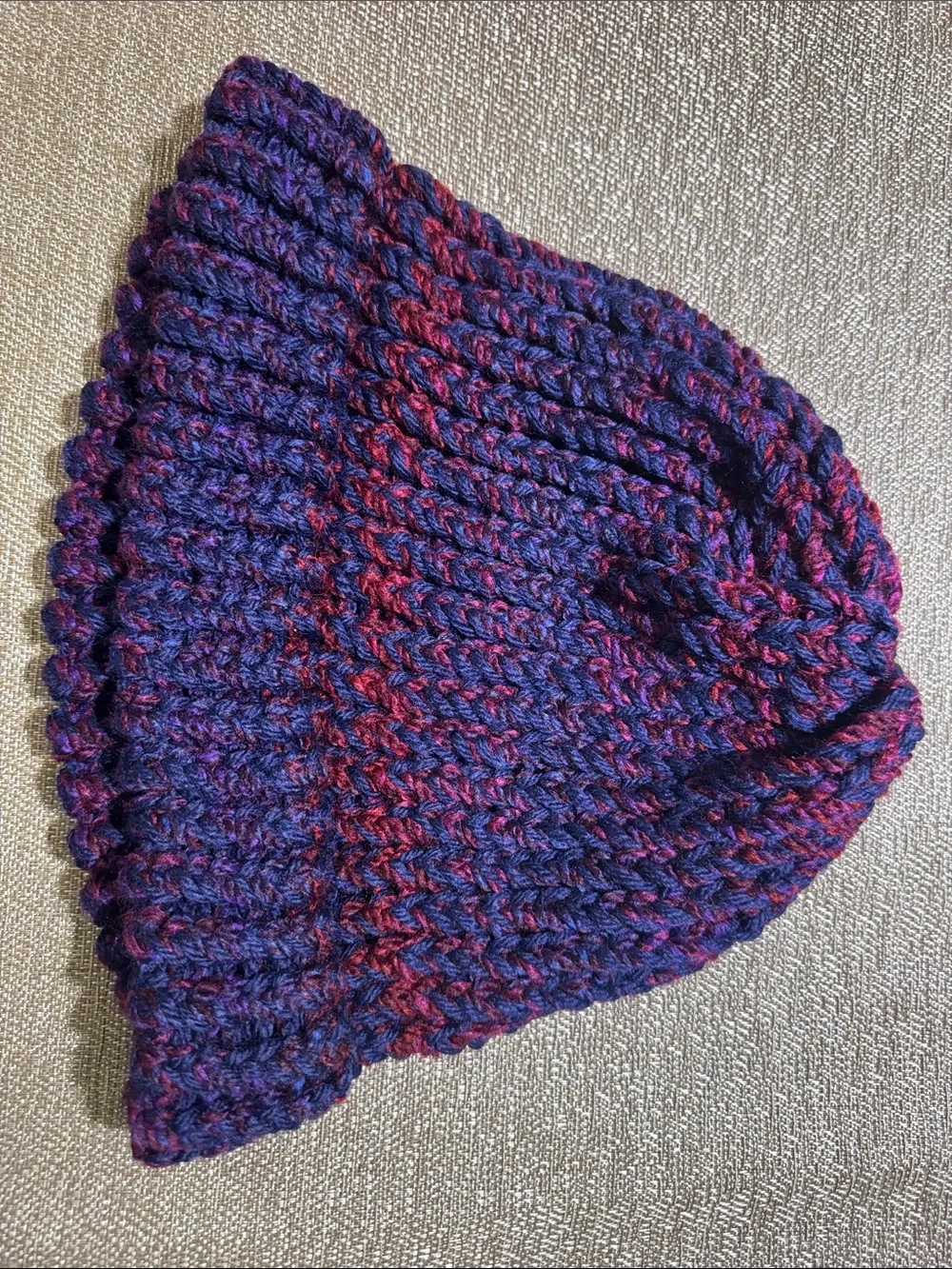 Handmade Multicolor Crochet adult- Pastel Pink, Blue & purple